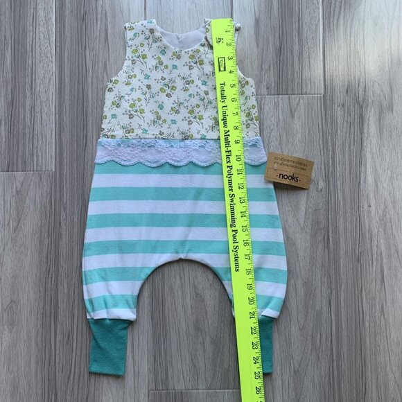 NWT Nooks Design Mixed Media Romper - Picture 7 of 7